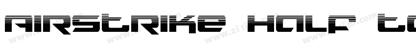 Airstrike Half Tone字体转换